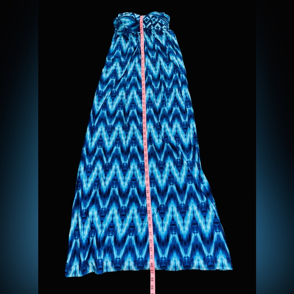 La Blanca UPF50 Ocean Blue Strapless Dress szS - Picture 4 of 13